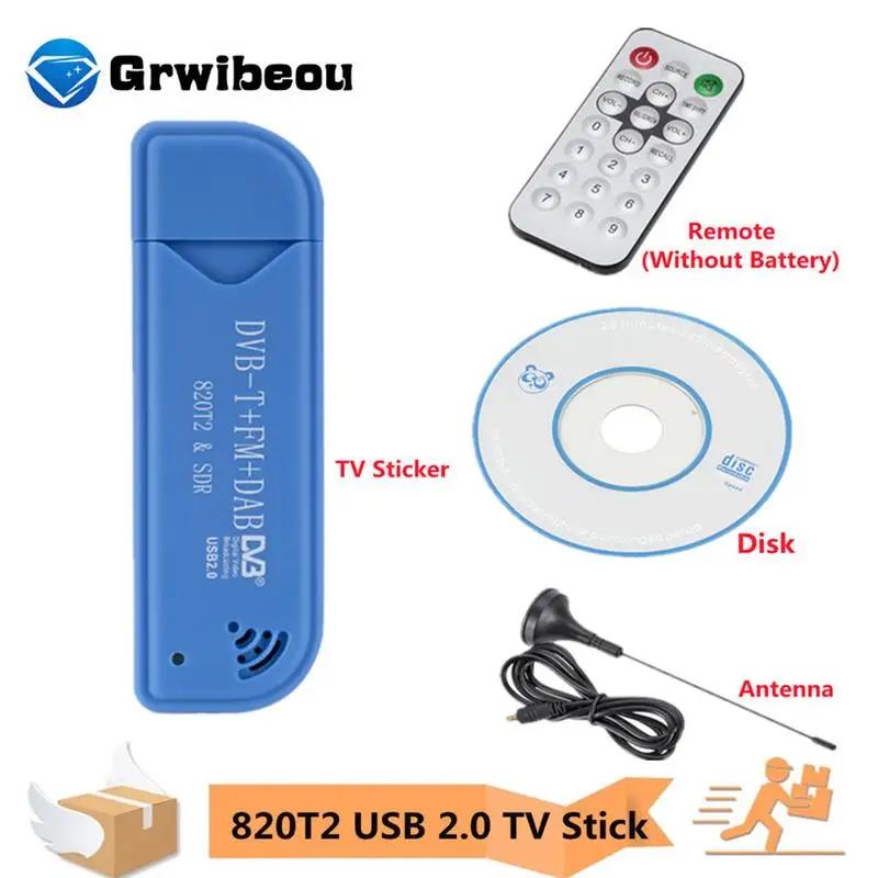 ̴ ޴ TV ƽ,  USB 2.0 TV ƽ, DVB-T + DAB + FM RTL2832U  SDR Ʃ, ù TV ׼, 820T2